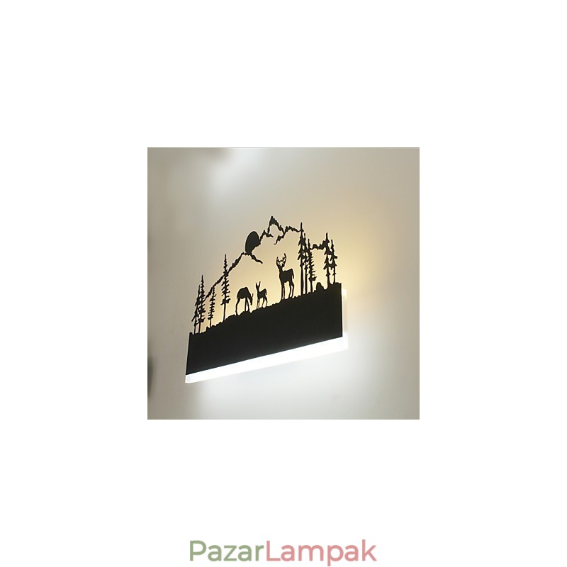 Integrált funkció a környező fényű falilámpákhoz