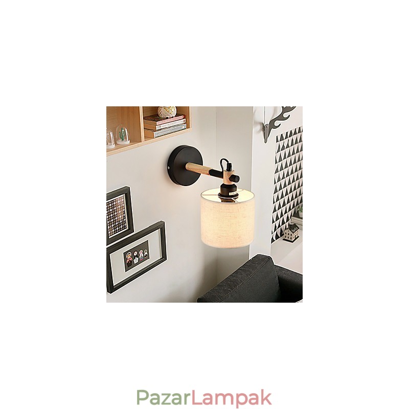 Szövet fali lámpa, modern kortárs jellemző környezeti fényű fali lámpák