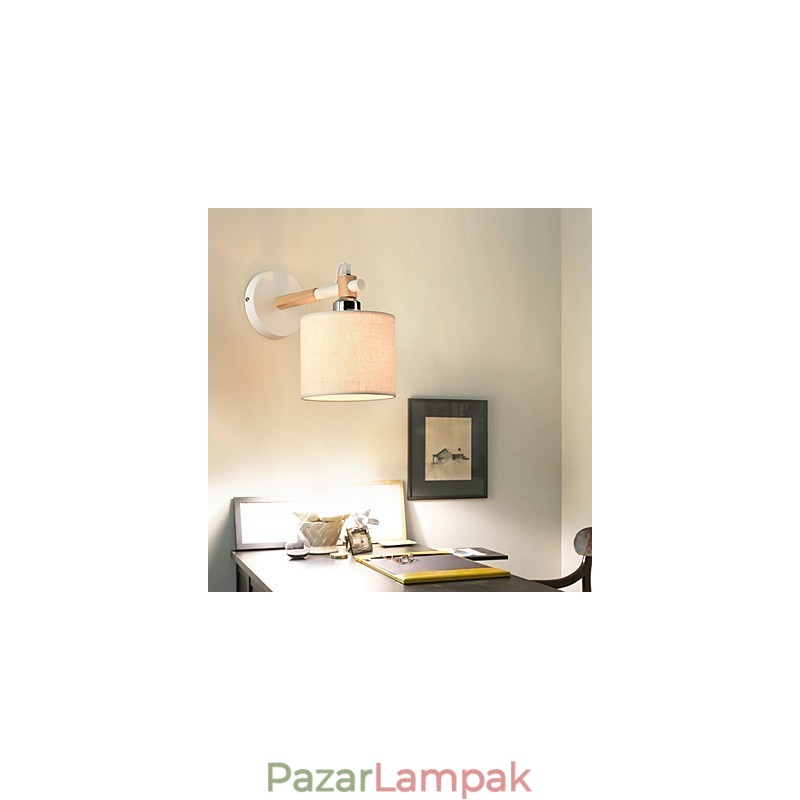 Szövet fali lámpa, modern kortárs jellemző környezeti fényű fali lámpák