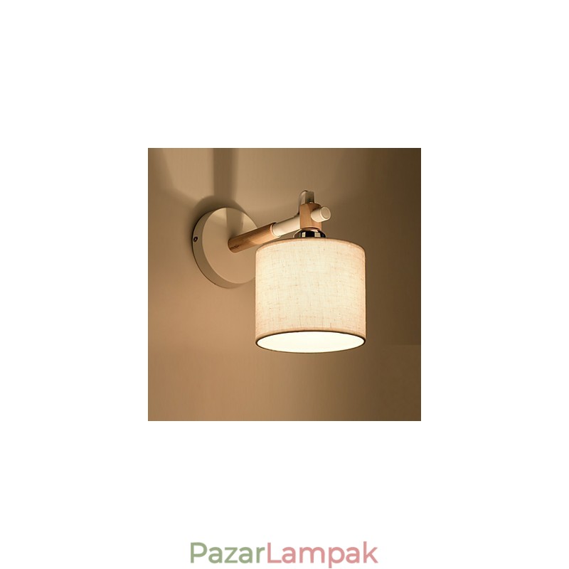 Szövet fali lámpa, modern kortárs jellemző környezeti fényű fali lámpák