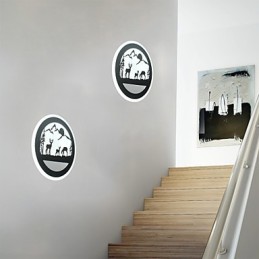 Éjjeli lámpa Fali lámpa Lámpa Hálószoba Nappali Fények Modern minimalista kreatív folyosó akril lámpa