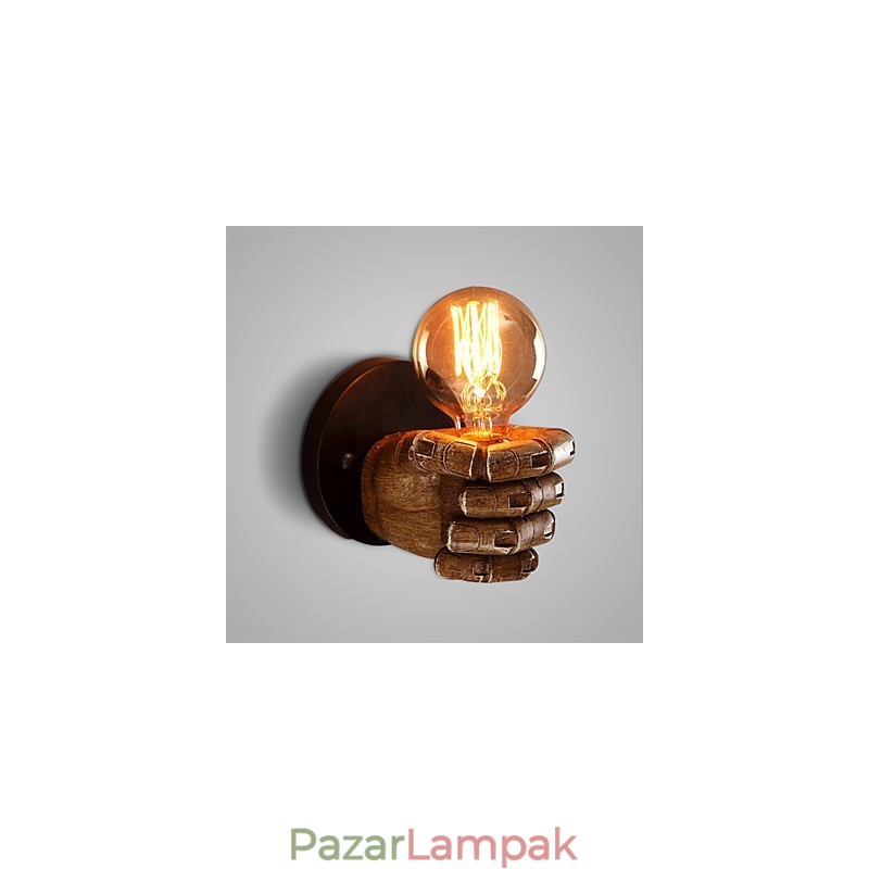 Loft ipari Cafe fali lámpa Gyanta fali lámpa Lodge Antique Vintage Retro Painting Function Mini Style Ambient Light fali lámpákhoz fali lámpa