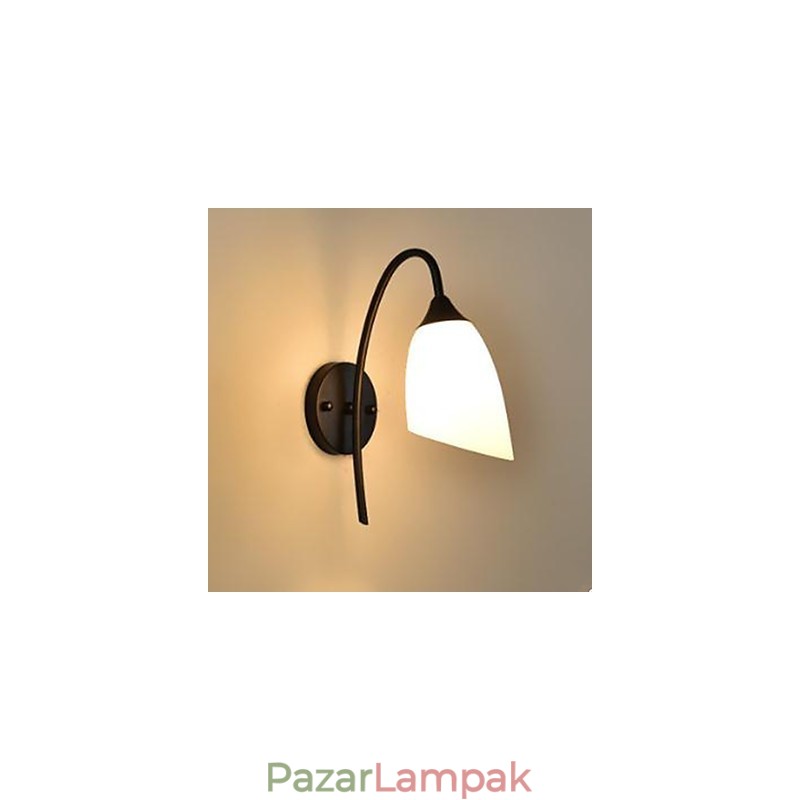 Fekete amerikai Simple Bedroom Lamp Fishing éjjeli fali lámpa