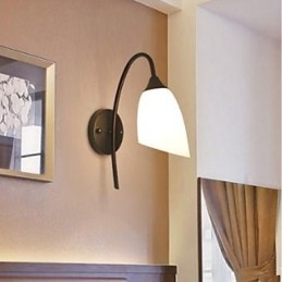 Fekete amerikai Simple Bedroom Lamp Fishing éjjeli fali lámpa