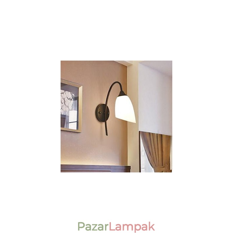 Fekete amerikai Simple Bedroom Lamp Fishing éjjeli fali lámpa