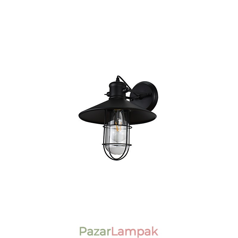 Fali lámpa fali lámpák fali lámpa buta fekete fénykard lámpa a falon