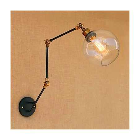 Rusztikus Lodge króm funkció lengőkaros környezeti világításhoz, lengőkaros fali lámpákhoz