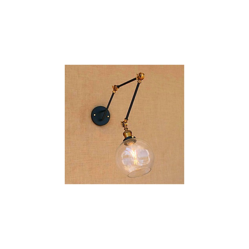 Rusztikus Lodge króm funkció lengőkaros környezeti világításhoz, lengőkaros fali lámpákhoz