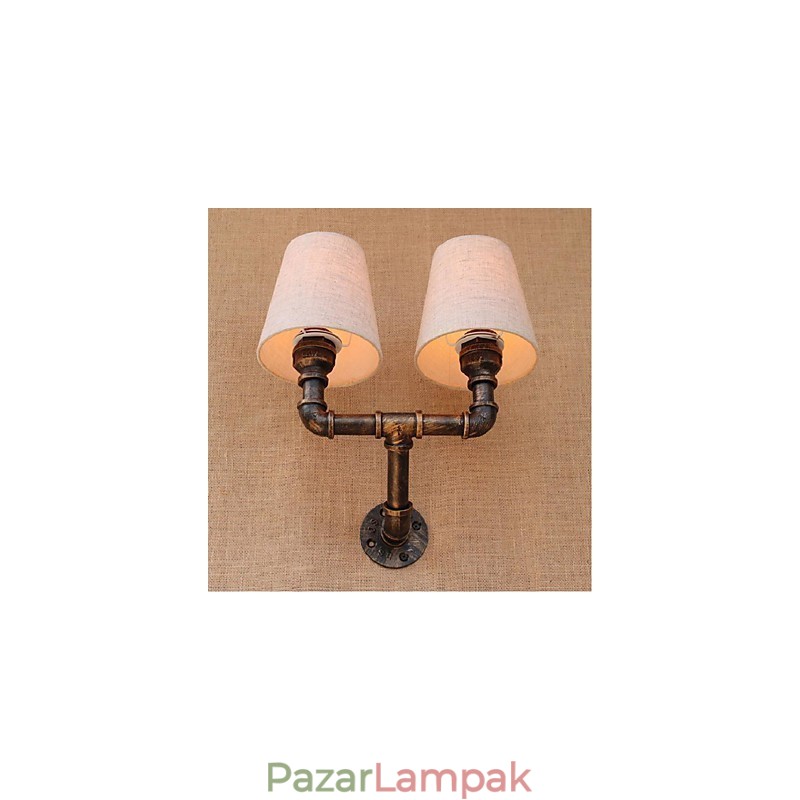 Rusztikus Lodge sárgaréz funkció Ambient Light falilámpákhoz