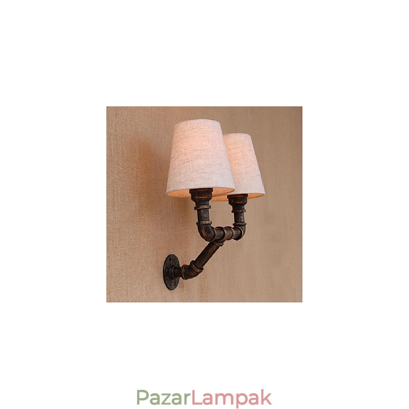 Rusztikus Lodge sárgaréz funkció Ambient Light falilámpákhoz
