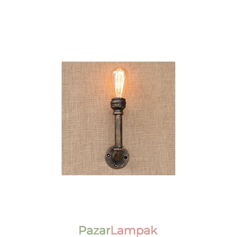Nosztalgia Simple Water Pipe dekoratív kis fali lámpa fali lámpa