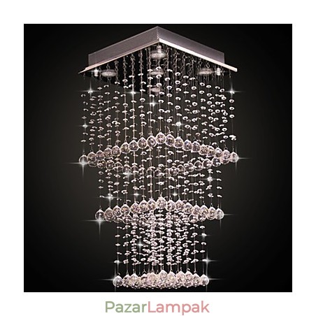 Modern, modern kristályból galvanizált fém süllyesztett tartó Modern, modern kristályból galvanizált fém süllyesztett tartó