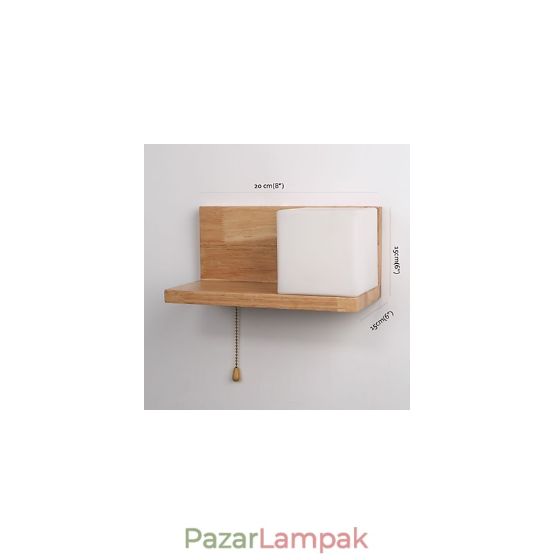 Fa falilámpák Max Country stílusú kapcsolóval