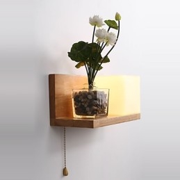 Fa falilámpák Max Country stílusú kapcsolóval