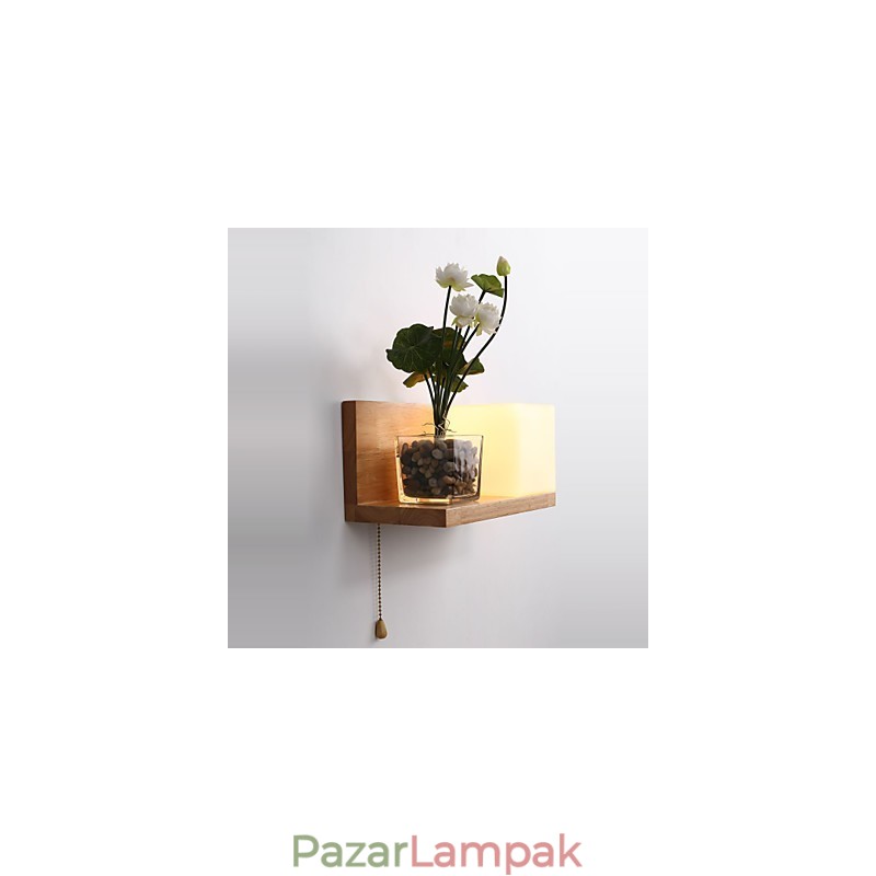 Fa falilámpák Max Country stílusú kapcsolóval