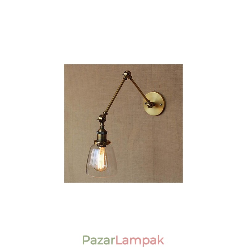 Rusztikus Lodge Country Retro galvanizált funkció az állítható magasságú és szögű kar szemvédelem érdekében