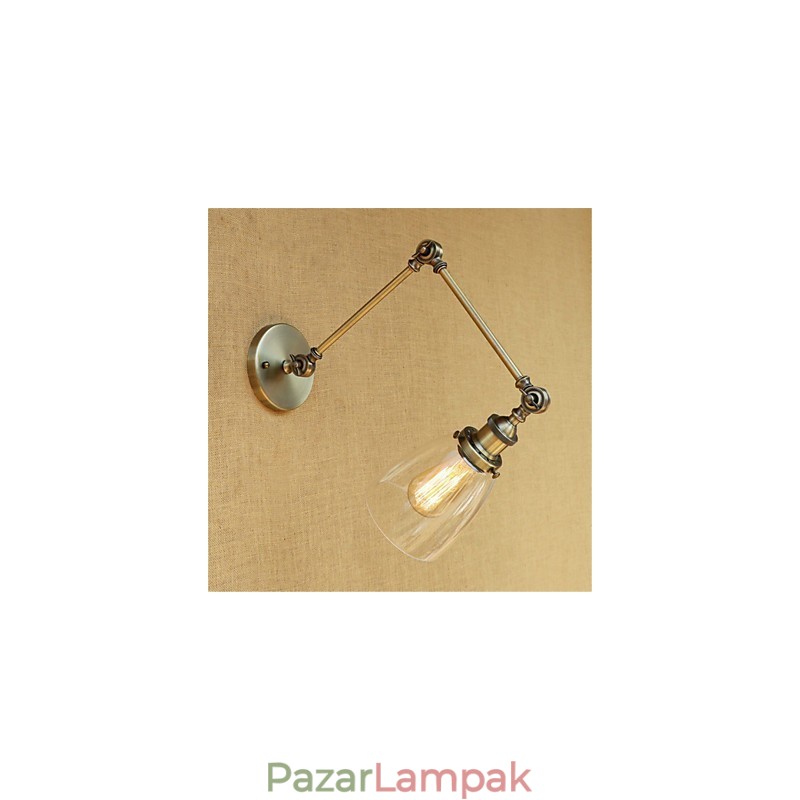 Rusztikus Lodge Country Retro galvanizált funkció az állítható magasságú és szögű kar szemvédelem érdekében