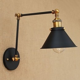 Falikar sárgaréz Vintage ipari fali lámpa, otthoni világítás beltéri dekorációs falikar