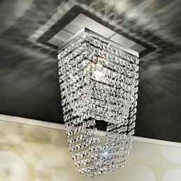 Modern, modern kristály mini stílusú galvanizált süllyesztett tartó