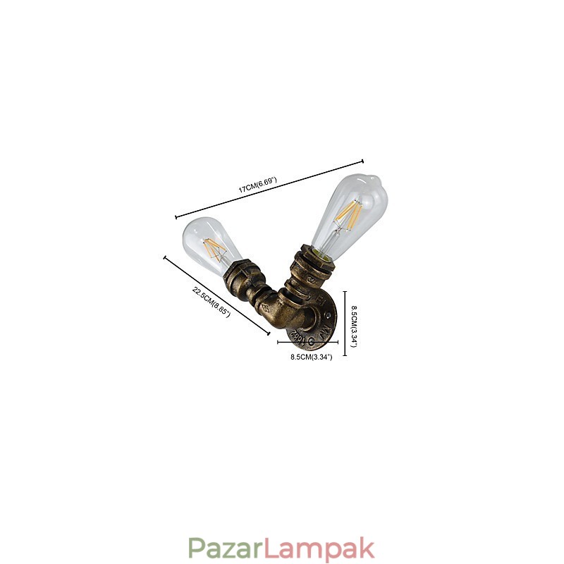 Fali lámpa fali lámpák Fali vas fali lámpa Buta fekete fénykard lámpa a falon