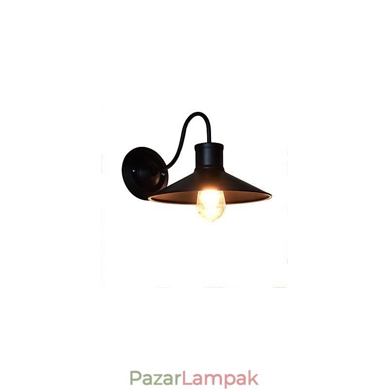 Fali lámpa fali lámpák Fali vas fali lámpa Buta fekete fénykard lámpa a falon