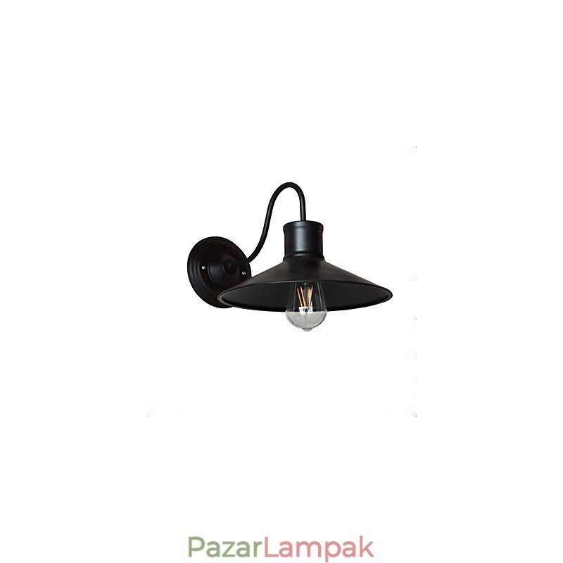 Fali lámpa fali lámpák Fali vas fali lámpa Buta fekete fénykard lámpa a falon