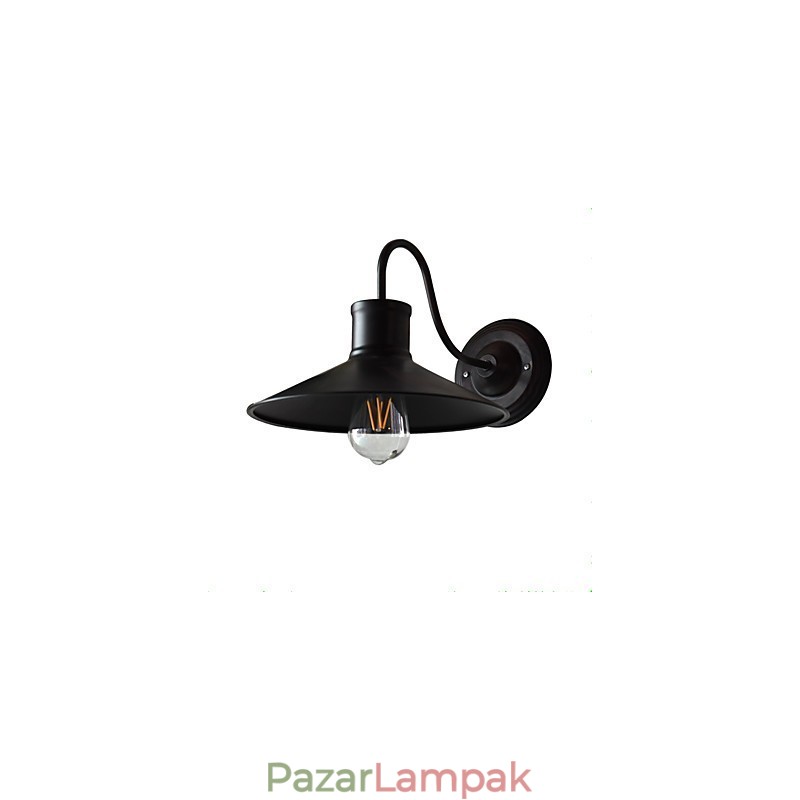 Fali lámpa fali lámpák Fali vas fali lámpa Buta fekete fénykard lámpa a falon
