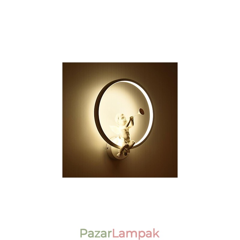 Nordic Modern Minimalista Fali lámpa Hálószoba dekorációs lámpák Alumínium termékek Lámpák Angyalok Folyosók Fali lámpák