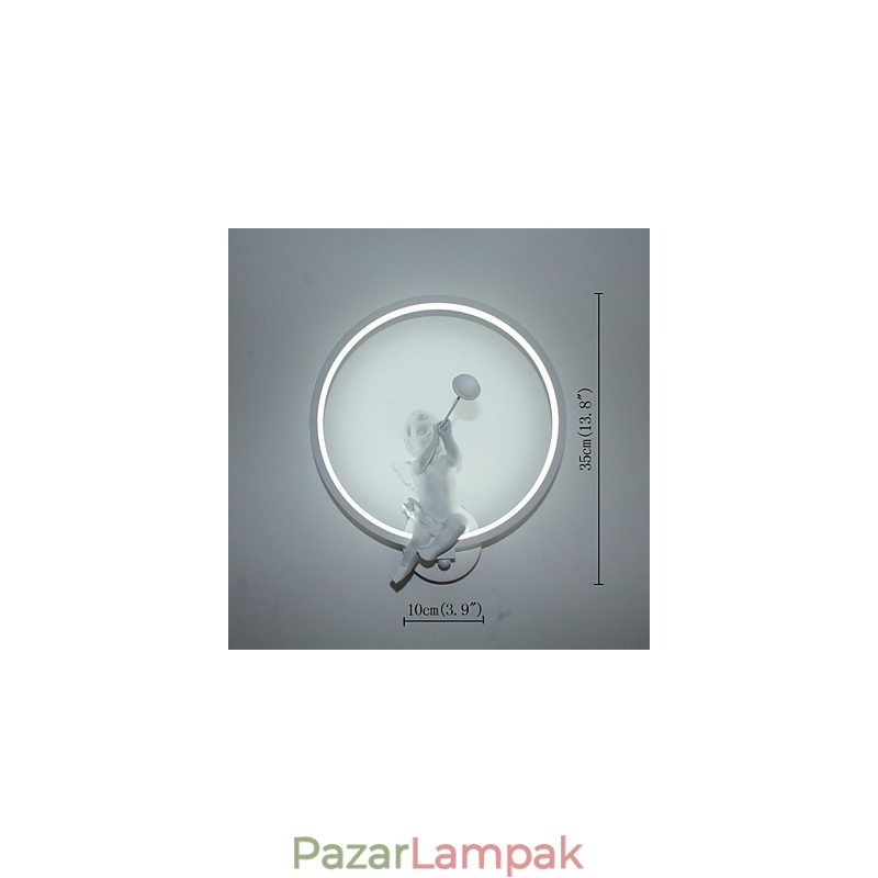 Nordic Modern Minimalista Fali lámpa Hálószoba dekorációs lámpák Alumínium termékek Lámpák Angyalok Folyosók Fali lámpák