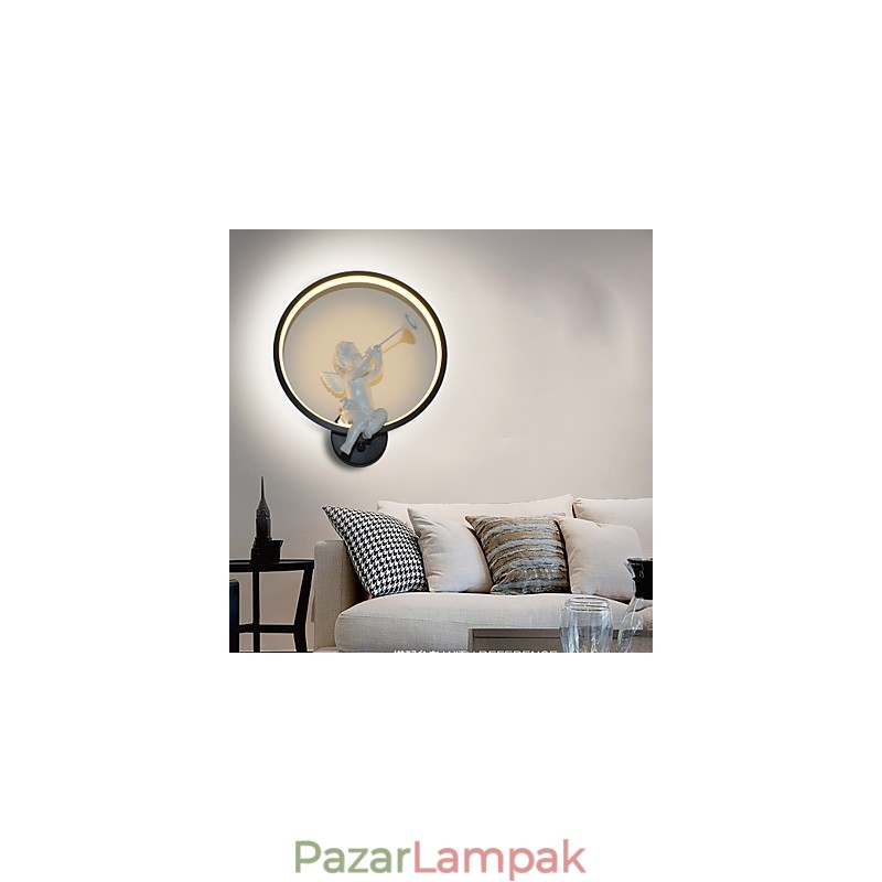 Nordic Modern Minimalista Fali lámpa Hálószoba dekorációs lámpák Alumínium termékek Lámpák Angyalok Folyosók Fali lámpák