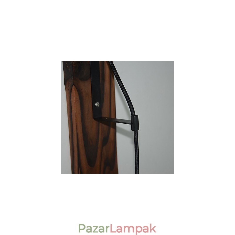 Amerikai vidéki stílusú fali lámpa retro kreatív Fából készült csigafali lámpa