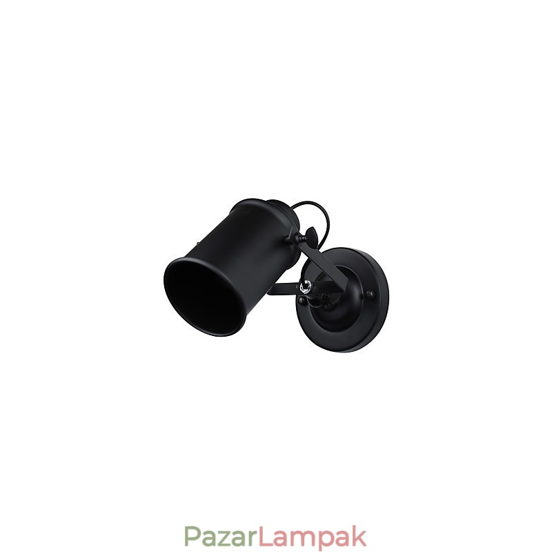 Festett acél fali lámpa néma fekete amerikai kávé dekoráció Retro fali lámpa fénykard lámpa a falon