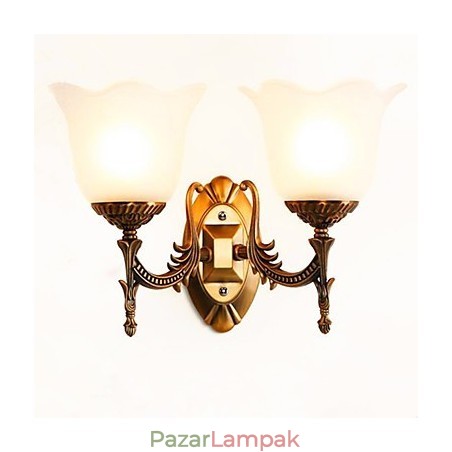 Modern, modern galvanizált funkció a szem védelmére Európai vagy amerikai stílusú fali lámpák