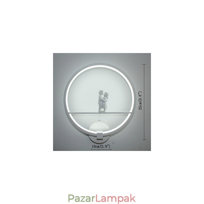 Fali lámpa Modern minimalista nappali dekoratív alumínium folyosó erkély lámpa hálószoba éjjeli lámpa
