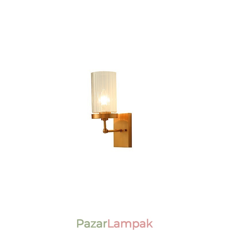 Hagyományos, klasszikus vidéki sárgaréz funkció a mini stílusú fali lámpákhoz