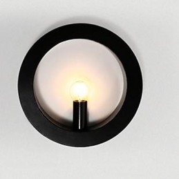Új Iron Art fali lámpa nagykereskedelmi kerek nappali kanapé háttér fali lámpa