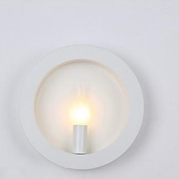 Új Iron Art fali lámpa nagykereskedelmi kerek nappali kanapé háttér fali lámpa