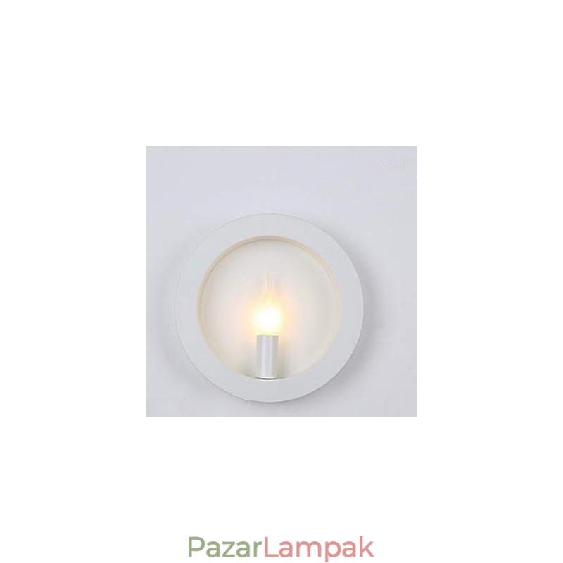 Új Iron Art fali lámpa nagykereskedelmi kerek nappali kanapé háttér fali lámpa