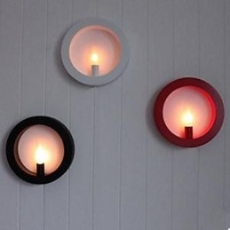 Új Iron Art fali lámpa nagykereskedelmi kerek nappali kanapé háttér fali lámpa
