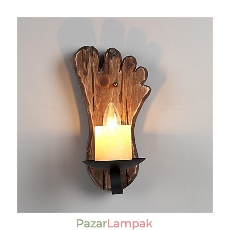 Egyfejű Ipari Vintage Retro Fa Fémfestés Színes Fali lámpa Otthoni Szállodai Folyosó Dekorációs Fali lámpa Egyfejű Ipari Vintage Retro Fa Fémfestés Színes Fali lámpa Otthoni Szállodai Folyosó Dekorációs Fali lámpa