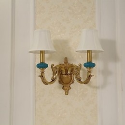 Egyszerű vidéki, hagyományos klasszikus sárgaréz funkció a mini stílusú fali lámpákhoz