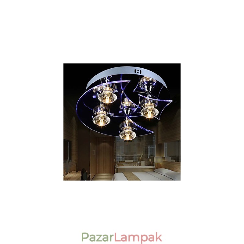 Csillár Modern Crystal Living 4 lámpa