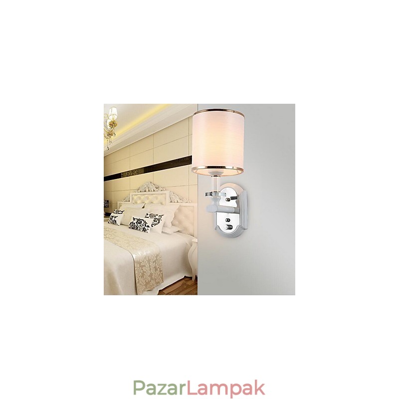 Modern, kortárs, galvanikus bevonatú alsólámpa fali lámpa fali lámpa