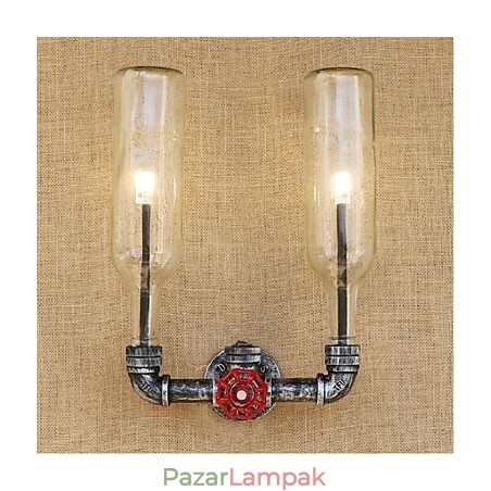Retro ipari szélkapcsoló palack fali lámpa fali lámpa Retro ipari szélkapcsoló palack fali lámpa fali lámpa