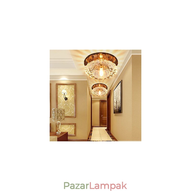 Crystal Lamp Smd CreativeTube Spotlámpa elnyeli a kupola fényét