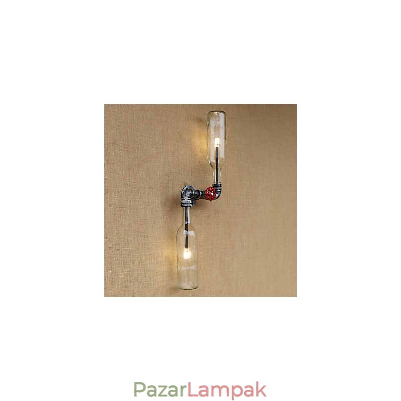 Rusztikus Lodge sárgaréz funkció Ambient Light falilámpákhoz