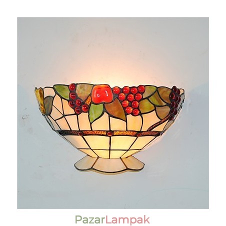 Retro Country Fali lámpák Üvegárnyékoló Nappali Hálószoba Étterem Kávézó Bár Falikar Retro Country Fali lámpák Üvegárnyékoló Nappali Hálószoba Étterem Kávézó Bár Falikar