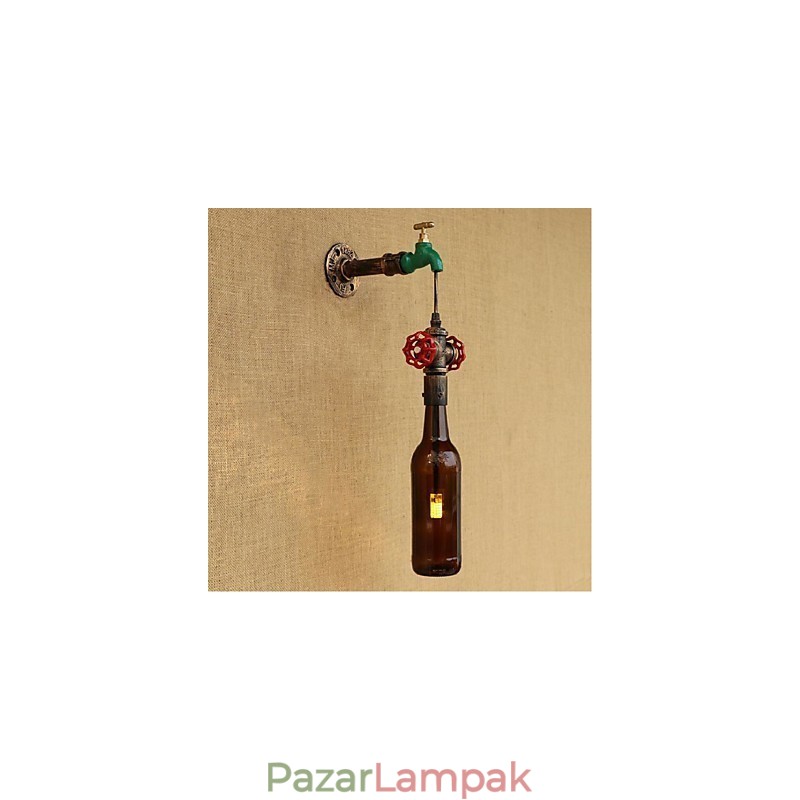 Modern új kreatív palack fali lámpa Wall Light