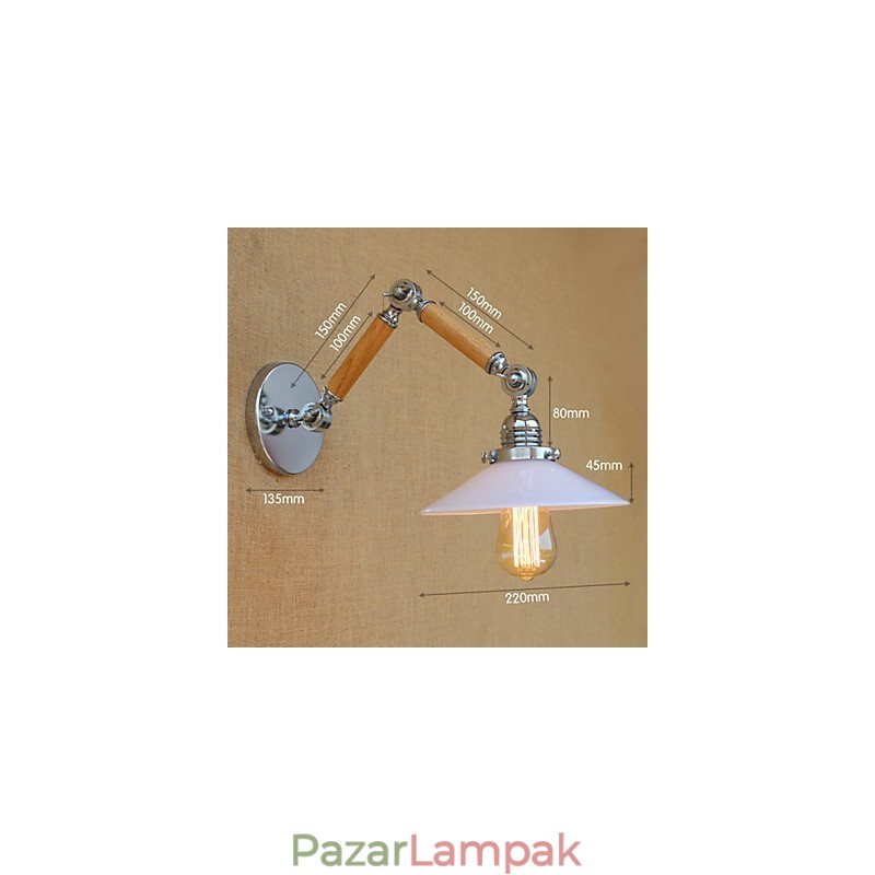 Modern, modern króm funkció a lengőkaros környezeti világításhoz, lengőkaros fali lámpákhoz