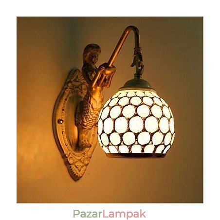 Egyszerű európai stílusú fali lámpa Retro lelkipásztori hálószoba Éjjeli erkély Lépcső Folyosó Tükör lámpa Egyszerű európai stílusú fali lámpa Retro lelkipásztori hálószoba Éjjeli erkély Lépcső Folyosó Tükör lámpa
